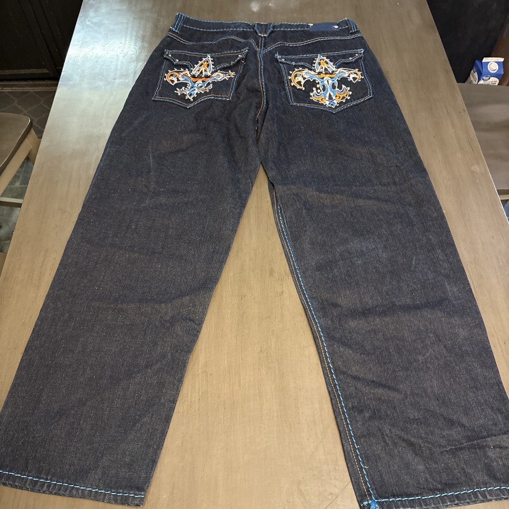 35x31 Vintage Embroidered Knockout Jeans 90s Y2K